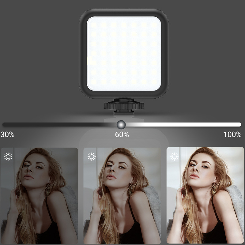 Transfronterizo al por mayor titok teléfono móvil MICRÓFONO INALÁMBRICO transmisión en vivo traje vlog Grabación de escritorio relleno de vídeo luz artefacto