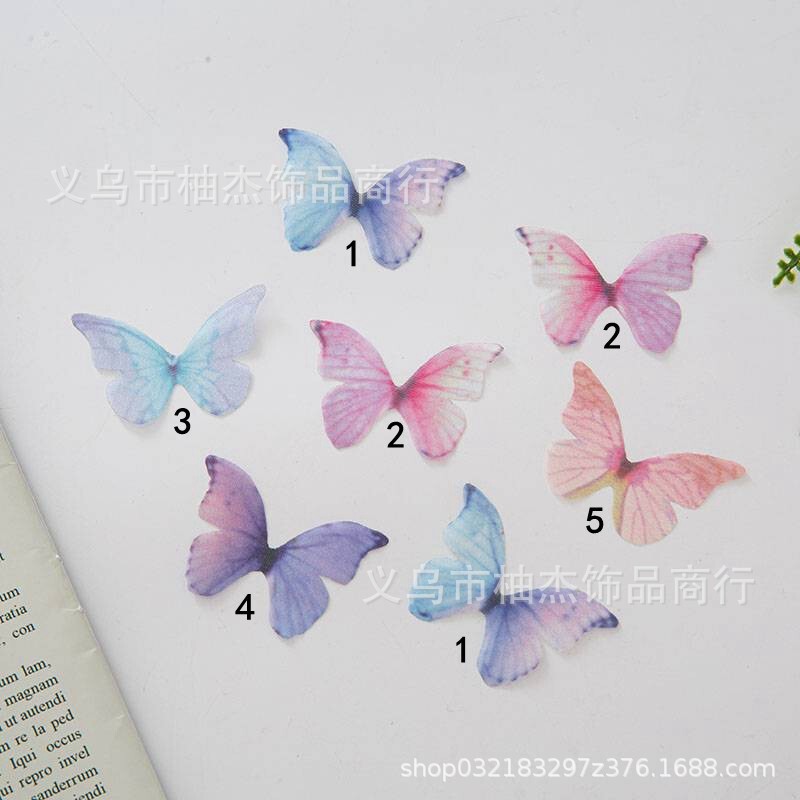 Spot Tulle Butterfly Accessories Fairy Face Makeup Light Makeup Butterfly Selfie Photo Diy Butterfly Nail Paste Face Spot Tulle Butterfly Accessories Fairy Face Makeup Light Makeup Butterfly Selfie Photo Diy Butterfly Nail Paste Face