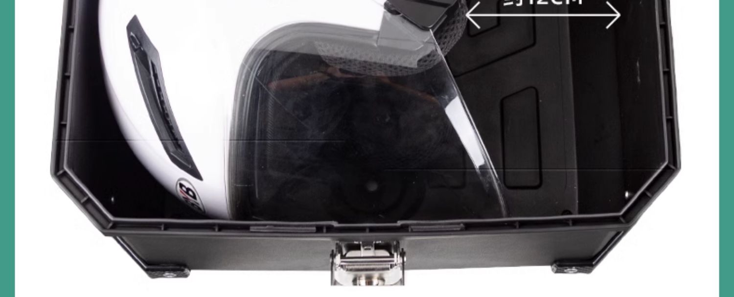 Large-Capacity Motorcycle Trunk, Scooter Electric Vehicle Trunk, Non-Aluminum Alloy Trunk, Large Universal