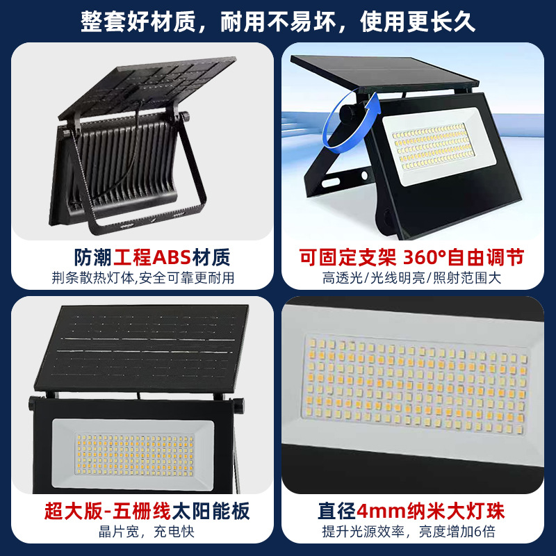 Transfronterizos solar jardín luz de proyección iluminación exterior jardín led plegable sensor humano lámpara de pared inteligente