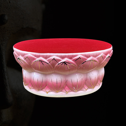 Buddha statue base Guanyin Bodhisattva ceramic lotus seat for Buddha round ornaments to raise the statue base bracket