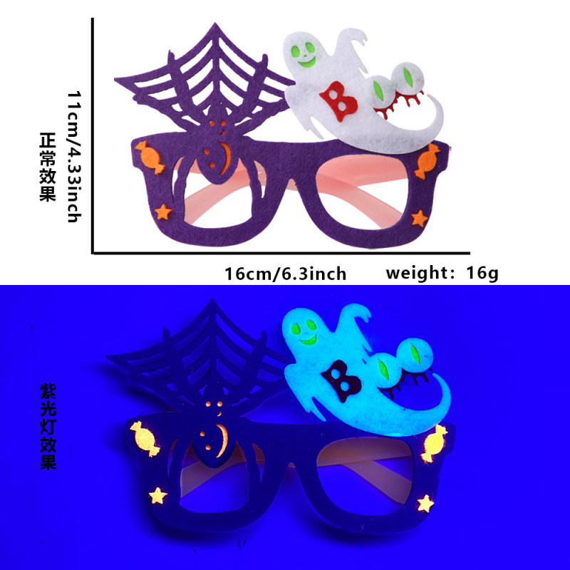 ハロウィン蛍光カラーストリップヘッドバンド、子供用ゴーストフェスティバルパーティーヘッドバンド、蜘蛛の巣文字入りパンプキンゴーストハンドヘッドバンド|undefined