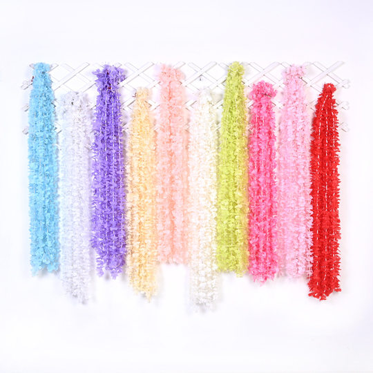 Simulated Orchid String Fake Flower String Rattan Home Wedding Photography Auditorium Ceiling Decoration Simulated Orchid String