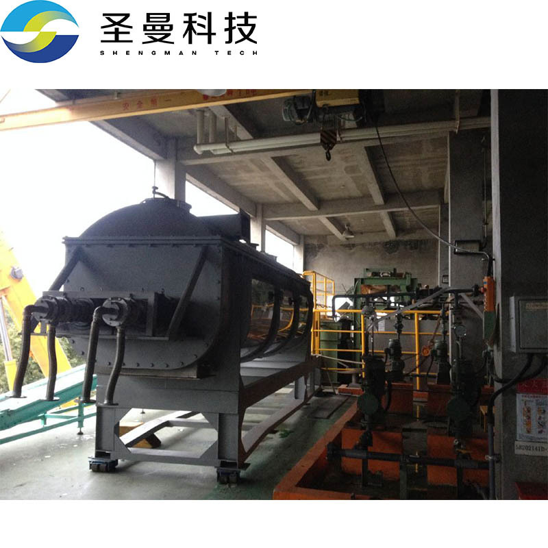 蛋白渣双轴桨叶式干燥机KJG-110双浆叶干燥器成套设备 圣曼科技