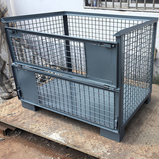 European-Style Cages, Storage Cage Manufacturers Supply Fixed Grid Material Boxes, German-Style Metal Mesh Boxes