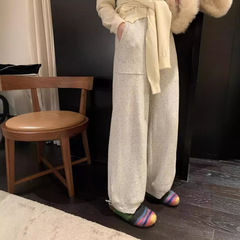 【现货】MONA米灰黑色休闲灯笼裤女士ins潮小个子春秋季新款秋