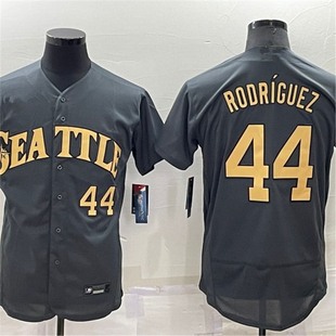 New 2025 All-Star Baseball Uniforms Mariners 44 # Rooricuez Elite Edition Fan Embroidered Baseball Jersey