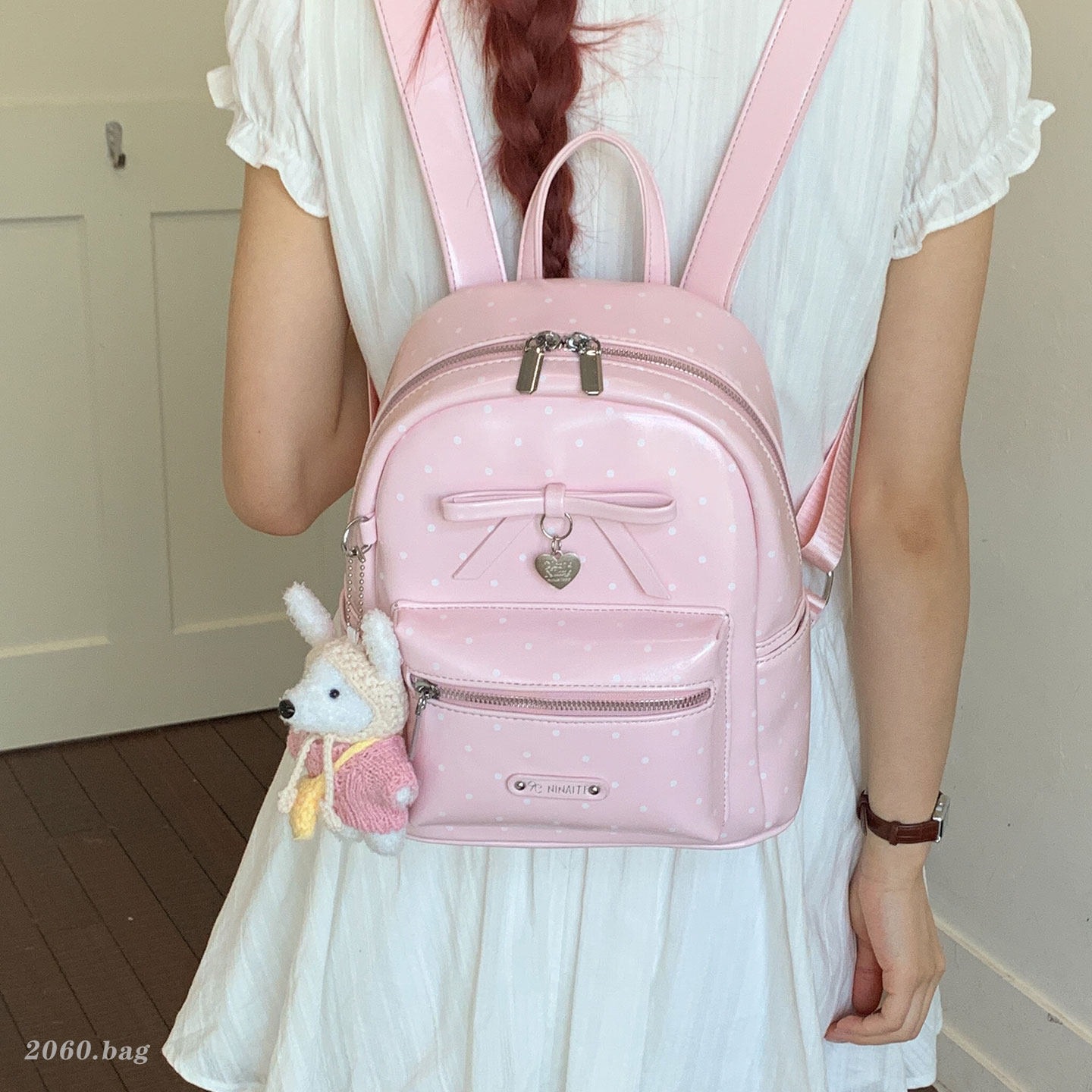 2026 Mochila de hombro exquisita ocio de gran capacidad bolso de hombro de mujer verano nuevo estilo de escuela
