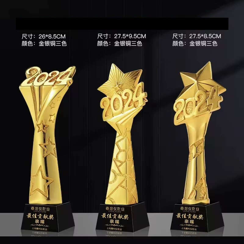 Новая креативная смоляная трофейная награда Crystal trophy Индивидуальные мероприятия Выдающиеся сотрудники приз -приз -и -индивидуальная