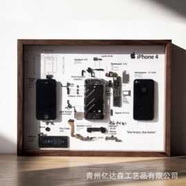 手机拆机装裱框标本零件拆解收藏展示画框立体挂墙相框