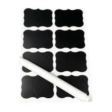 亚马逊跨境可擦写黑板贴标签蝴蝶贴黑色不干胶标签纸白板笔批发