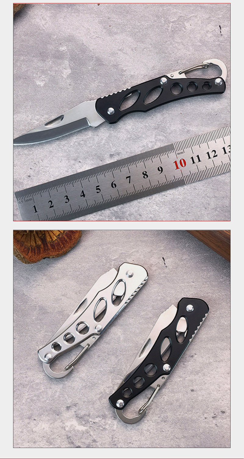 Bärbar fällkniv i rostfritt stål för outdoor camping_voghion.com