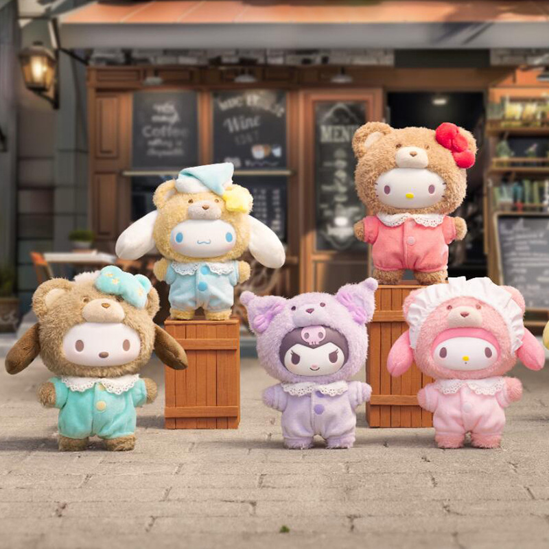 本物の TOPTOY サンリオラテベビーシリーズ第一世代と第二世代のビニールブラインドボックスぬいぐるみ卸売|undefined