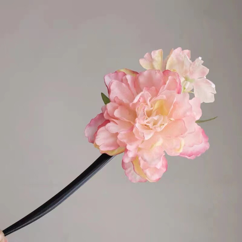 New Chinese Style Silk Flower Hairpin Ancient Style Hanfu Accessories Clothing Flower Cheongsam Disc Hair Hairpin Retro Hair Hairpin Step New Chinese Style Silk Flower Hairpin Ancient Style Hanfu Accessories Clothing Flower Cheongsam Disc Hair Hairpin Retro Hair Hairpin Step