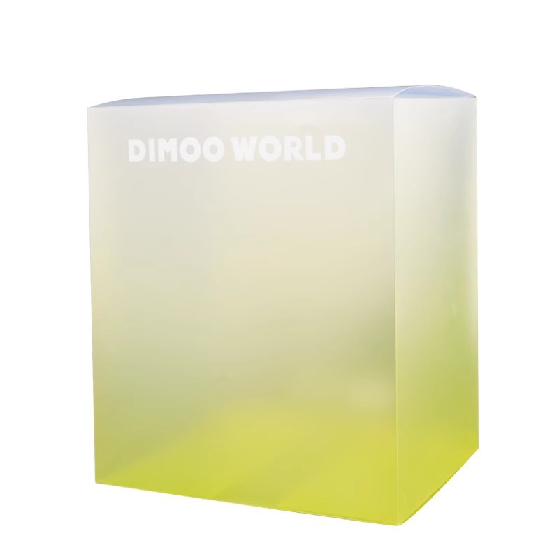 玩具渐变半透明pet包装盒彩色印刷糖果PVC盒子pp透明塑料方盒折盒