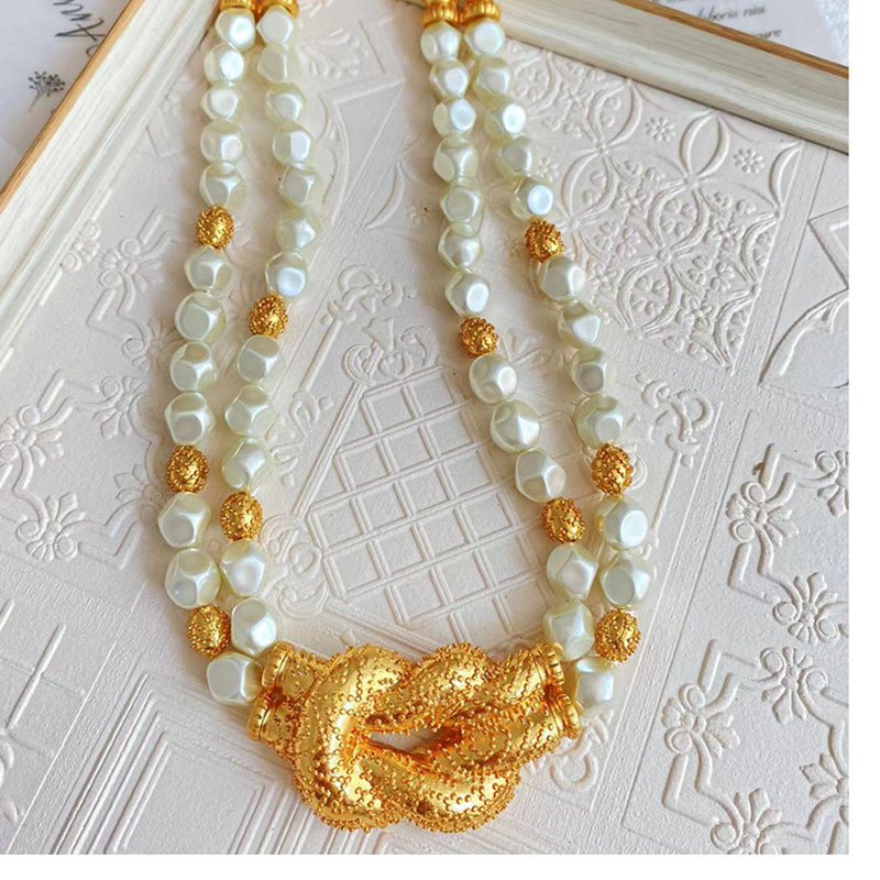 Retro Geometric Alloy glass Gold Plated Womenu0027S Bracelets Necklace 1 Piece