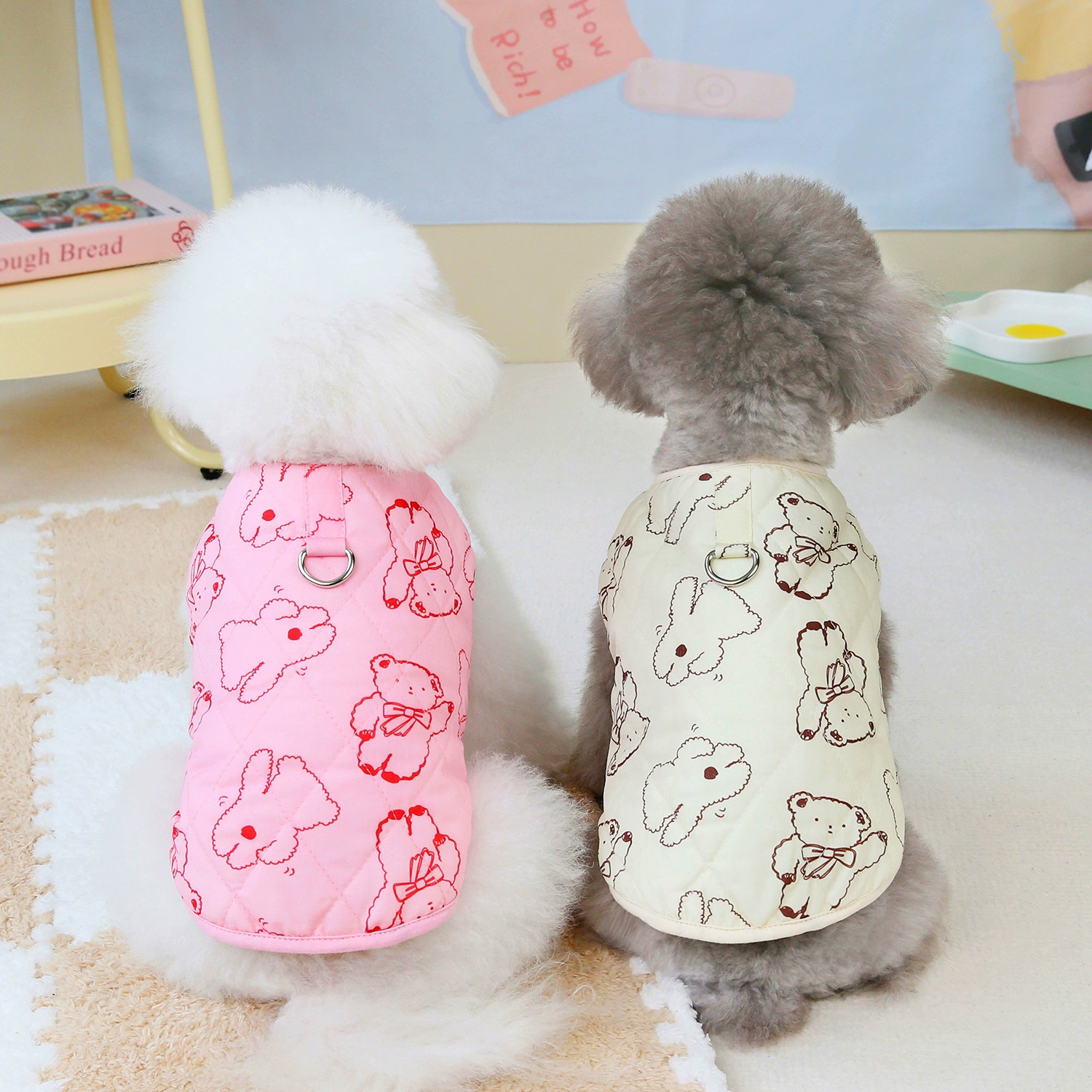 2024 Уникальная хлопчатобумажная одежда осень-зима новая домашняя одежда теплая кошачья одежда VIP Тедди щенки одежда