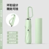 [21-inch* manual buckle handle] forward umbrella ☆ bamboo green