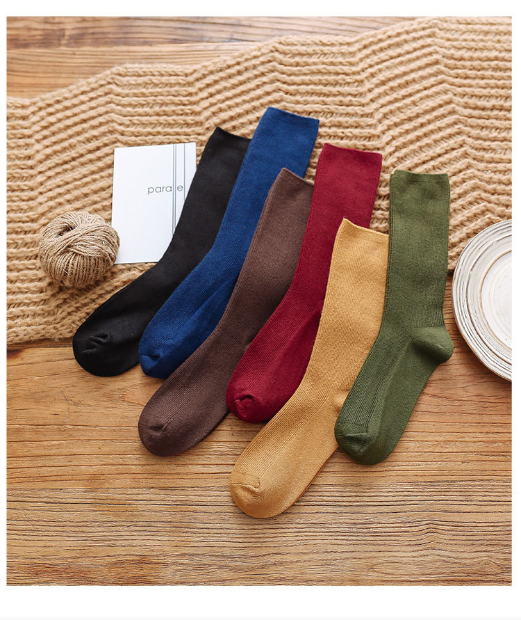 Women's Sweet Solid Color Cotton Ankle Socks display picture 2
