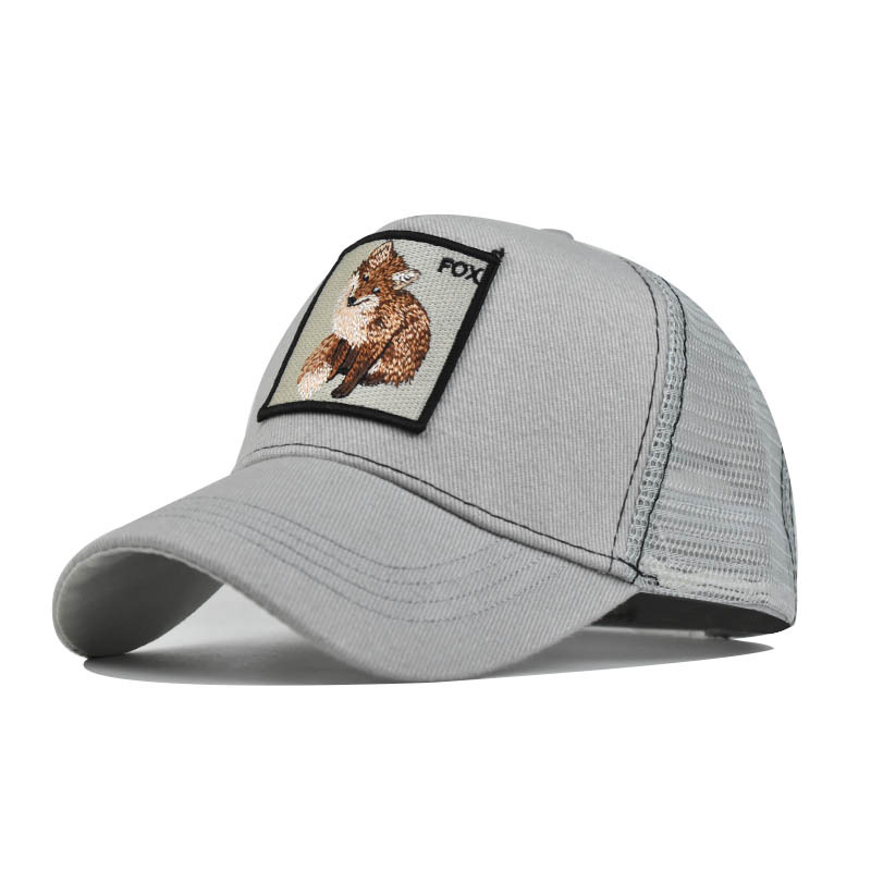 Vyšívaná zvířecí bavlněná síťovaná čepice Dámská baseballová čepice Pánská outdoorová sportovní čepice Kachní čepice_voghion.com