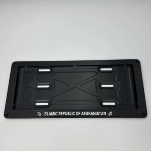 Cross-Border Middle East Afghanistan Stainless Steel License Plate Frame, Thickened Rust-Proof Car License Plate Frame, in Stock for Bulk Direct Shipment