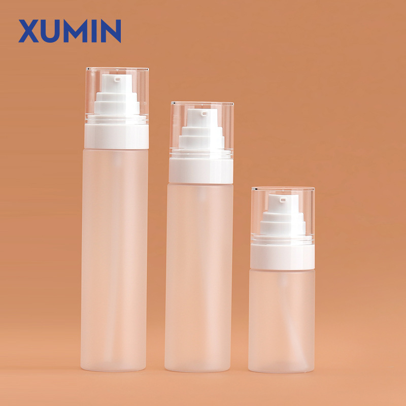 Xumin cosméticos al por mayor botellas de PET prensadas 50ml botellas de emulsión 100 - 120ml botellas de esencia