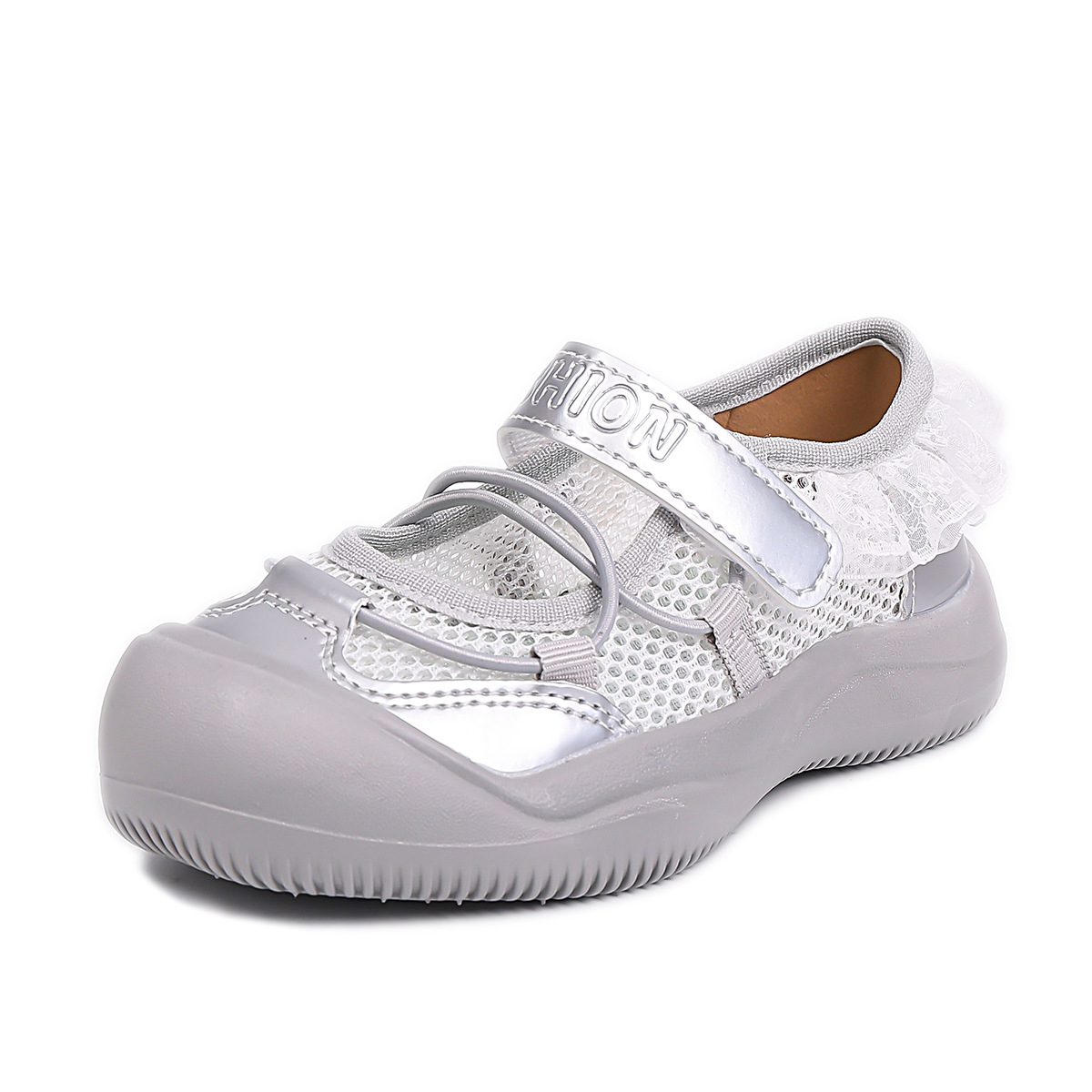 Sandalias deportivas estilo ballet para niñas verano 2025 nuevos zapatos de malla para niños zapatos casuales princesa de estilo occidental para niñas image 6