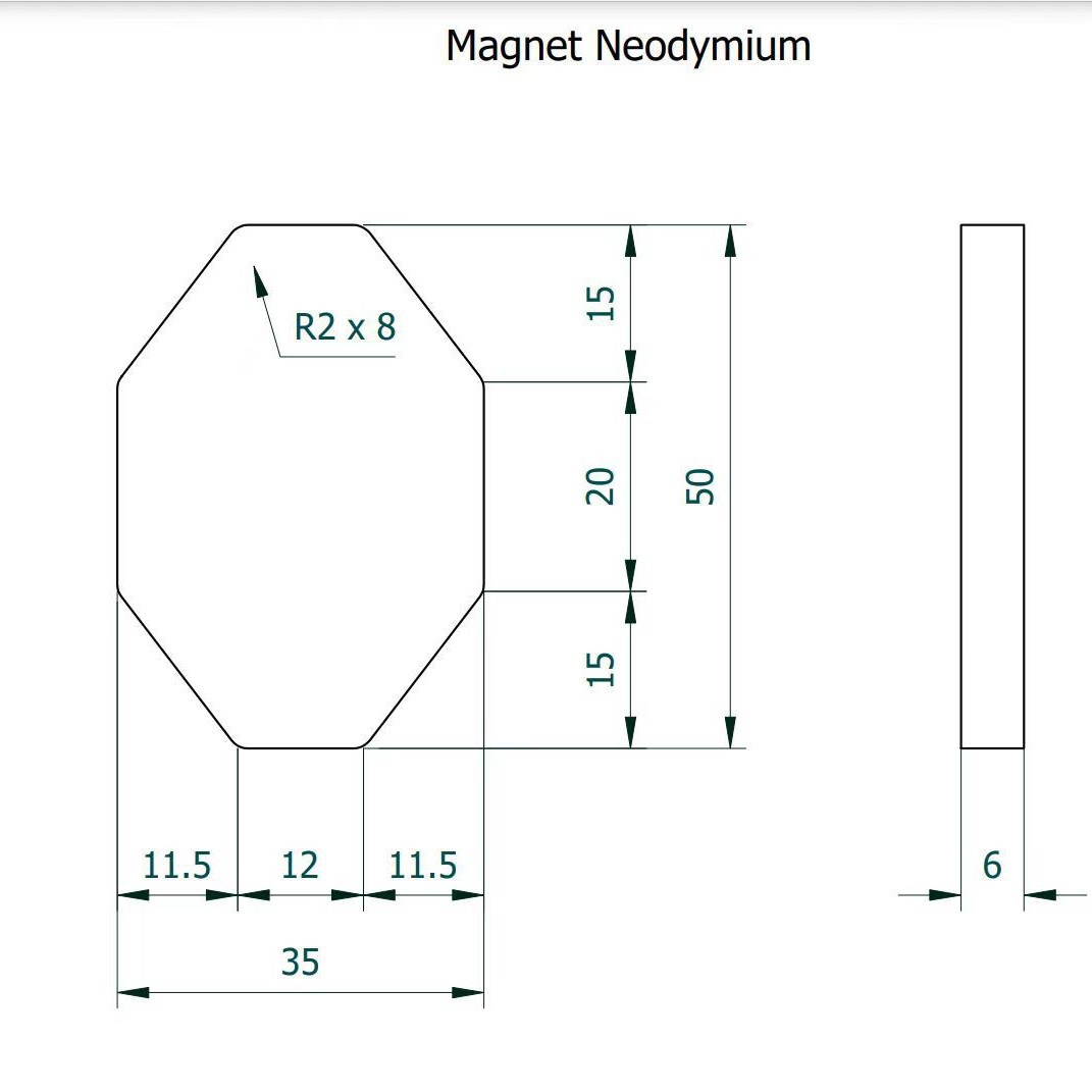 钕铁硼方块       黑锌  N52   4000高斯以上