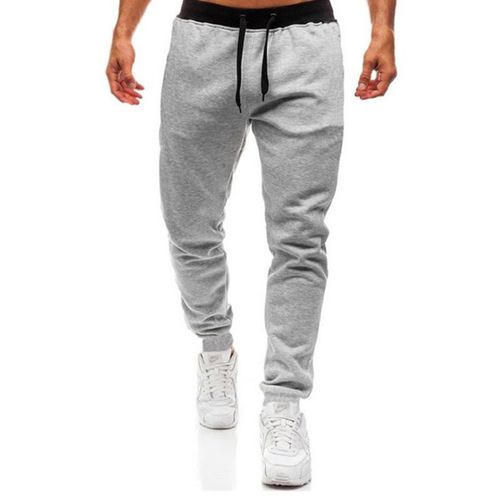 Men's and Women's Trade Pants 16 Colors Casual Sports Autumn/Winter Long Pants Solid Color Men's Pants Autumn/Winter Solid Color Wholesale Black