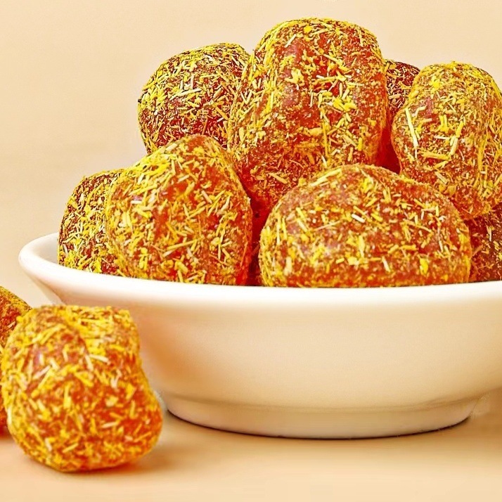 [recomendación especial] auténtico regaliz kumquat seco hidrata la garganta regaliz kumquat 500g una bolsa de bocadillos casuales