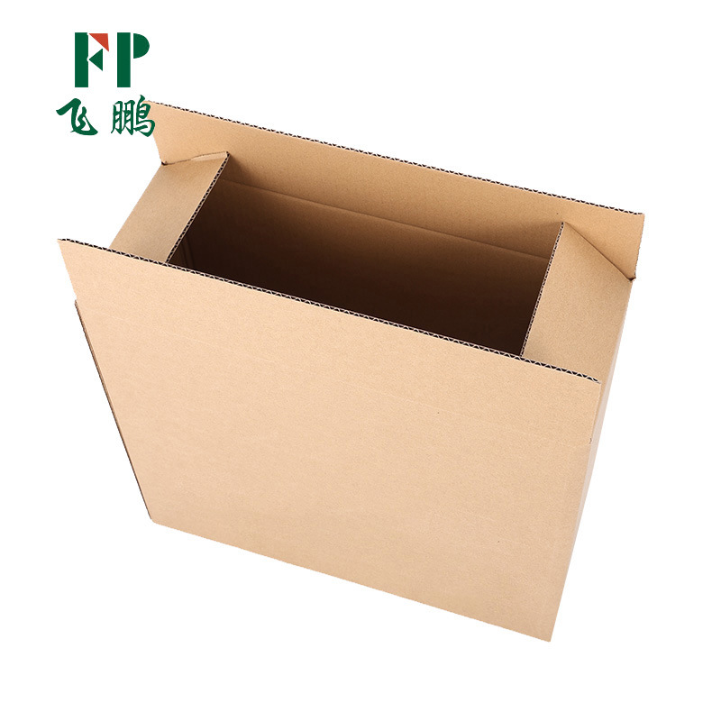 宁波厂家特硬耐压平口箱 三层板单B瓦内箱专用 瓦楞纸快递打包箱