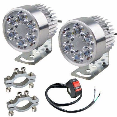 strong light waterproof lamp — Motorcycle tail - 6-high-brightness-beads-2-pieces-2-clamps-1-switch