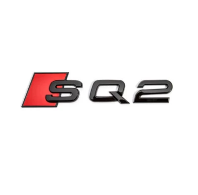 Car logo, sticker SQ2 SQ3 SQ4 SQ5 - sq2-gloss-black