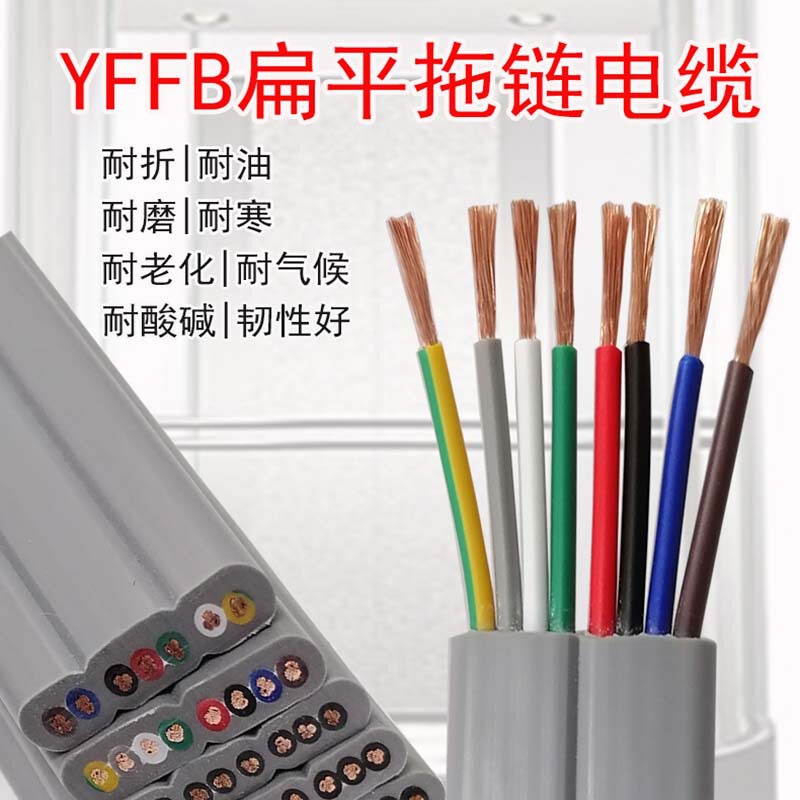 Double Steel Wire Tensile Double Shielding Super Category 5 Category 6 High Flexible Net Wire Flat Net for RSTVVB2G-STP Elevator