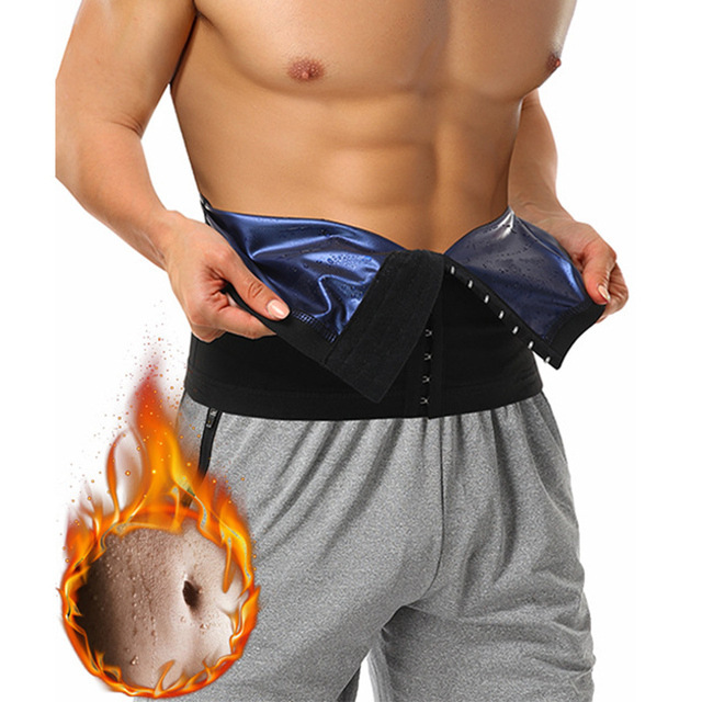 Los deportes transfronterizos breasted plástico cintura vientre cinturón cintura entrenador fitness hombres europeos y americanos sudor cintura cinturón sauna ropa