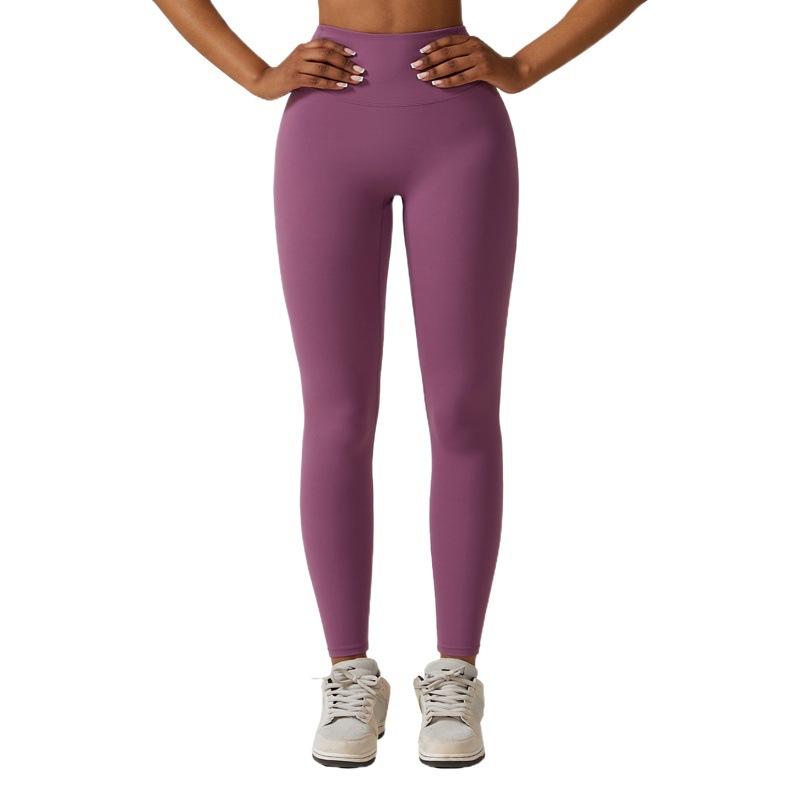 Ze Chuang Running Cloud-Feel Quick-Dry Fitness Pants Breathable Outdoor Tight Sports Pants High-Waisted Butt-Lifting Yoga Pants for Women 8047
