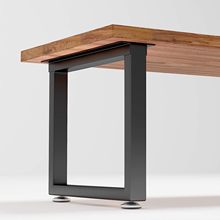 金属桌腿 28 英寸高 x17.7 英寸宽,带可调节保护脚,适用于书桌,桌