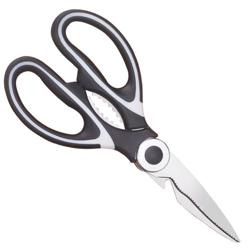 Multi-purpose chicken bone bottle opener walnut cracker knife sheath scissors stainless steel panda clip multi-functional kitchen scissors