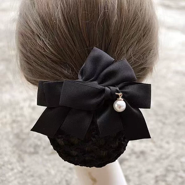 Women's hairnet for updos, nurse hairnet, professional updo hair clip for flight attendants and hotel workers, 2025 new model