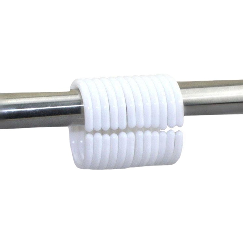 Factory wholesale plastic hook C curtain ring shower curtain single hook white shower curtain ring curtain hook accessories hanging ring
