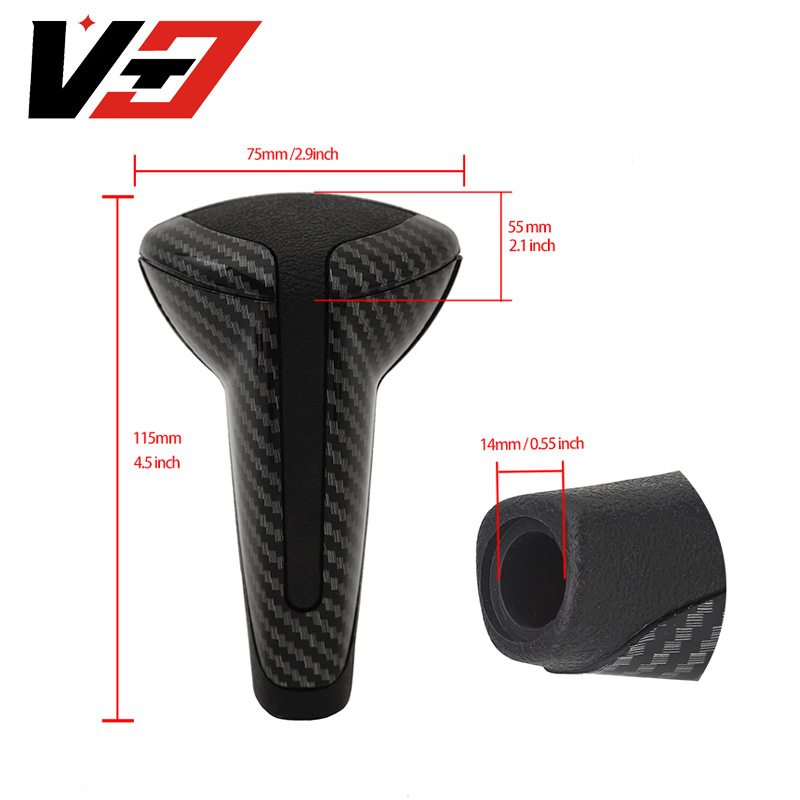 Citroën – Automatic Gear Shift Cab and accessories - carbon-fiber-triangle-automatic-gear-knob