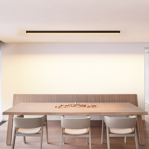 Nordic modern minimalist designer office bedroom living room restaurant bar long aisle one-word ceiling lamp