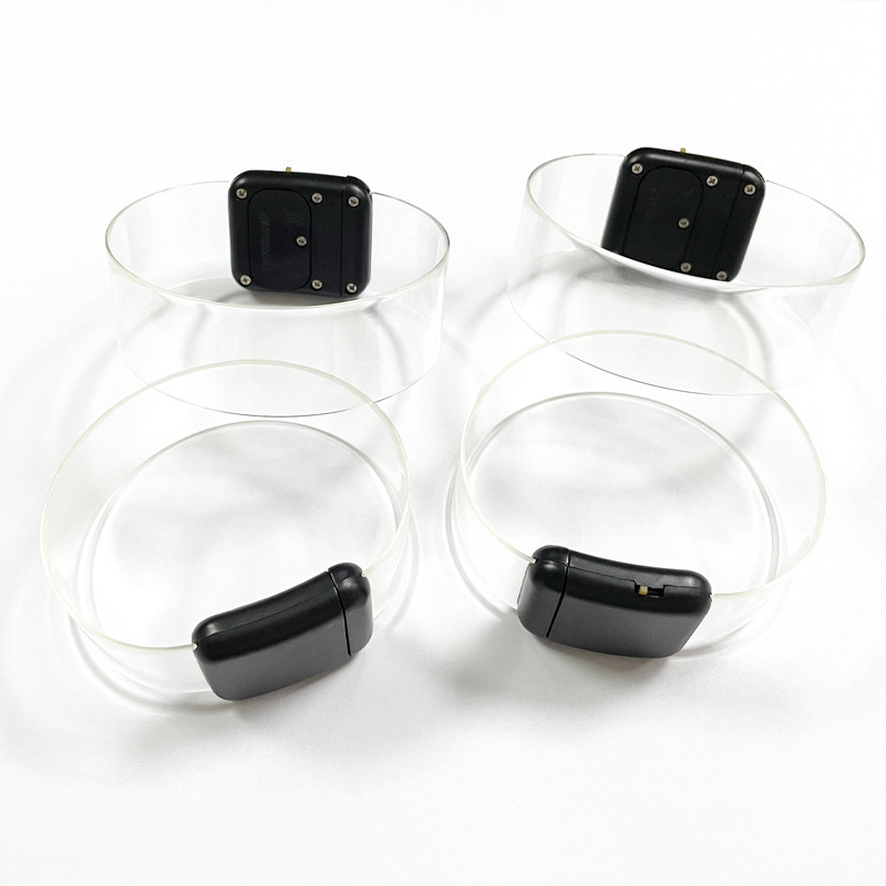 Suministro pulsera luminosa magnética transparente TPU pulsera luminosa LED pulsera luminosa barra rendimiento alegría apoyos