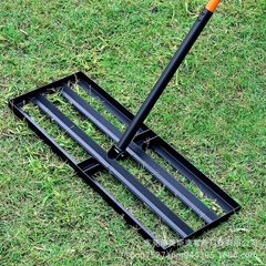 ホット販売芝生レベラーゴルフレベリングレーキ炭素鋼平らな砂破砕土壌庭場土壌施肥レベラー