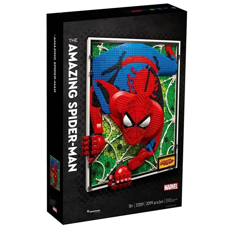LEGO Marvel Spider-Man Art 31209 The Amazing Spider-Man Building Blocks Set