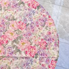 韩版纯棉数码印花面料夏天丝麻卡通碎花布童装成人装手工半成品