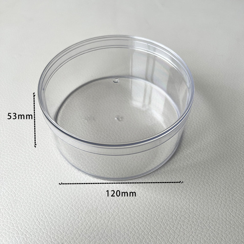 Transparent plastic box food can rectangular cereal sealed transparent box with lid shrimp chip milk date square box