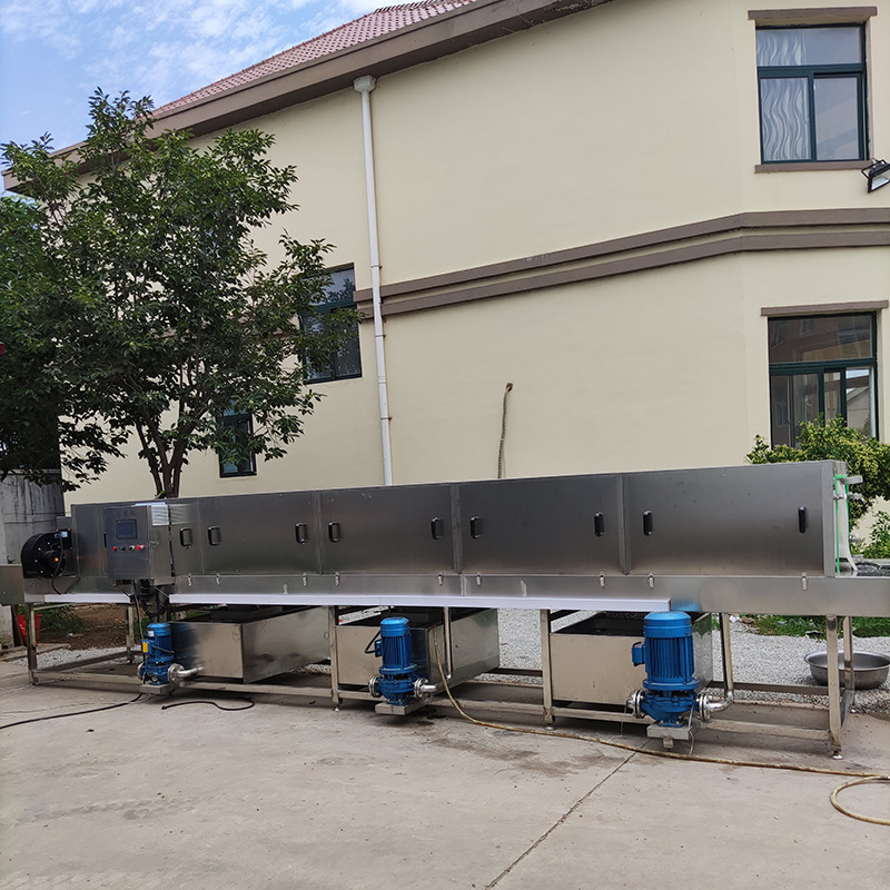 雏鸡周转筐清洗机 肉食品全自动连续式周转筐清洗设备厂家供应