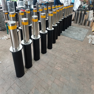Factory production school supermarket park with lifting piles sales 168 219 semi-automatic lifting column