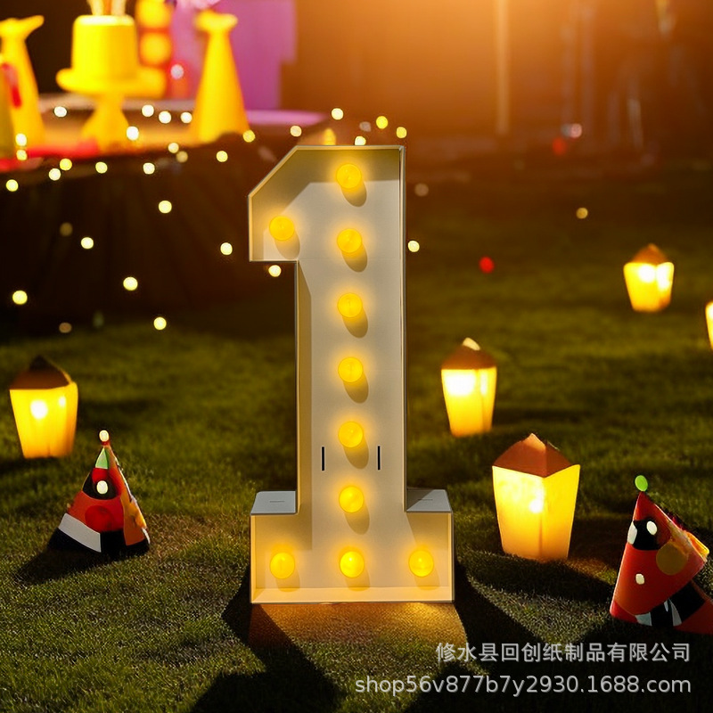 Tridimensional digital tablero KT mosaico globo marco niños bebé fiesta de cumpleaños escena accesorios de decoración